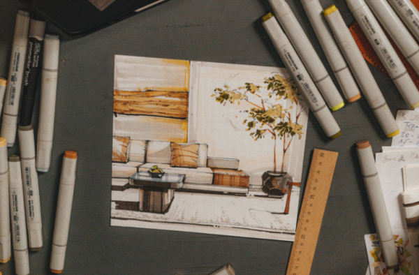 Basics of interior sketching